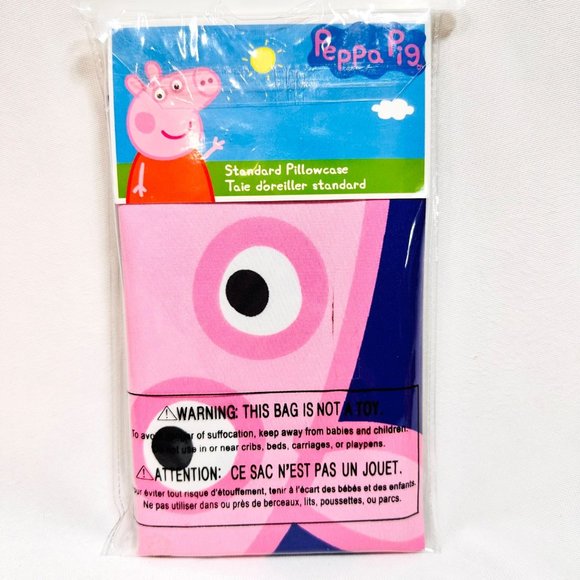 Fun Combo of Peppa Pig Kohl's Cares Plush and a NWT Pillowcase - Picture 6 of 12